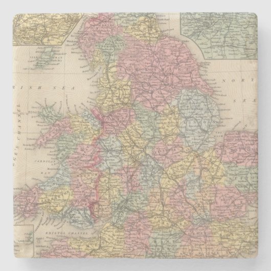 Dessous-de-verre En Pierre L'Angleterre 9 (Devant)