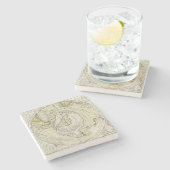 Dessous-de-verre En Pierre L'Antarctique 4 (Côté)