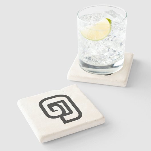 Dessous-de-verre En Pierre Lao / Laos Numéro Un / 1 / ໑ (Nung/Nueng) Laotien (Côté)