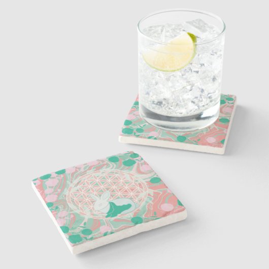 Dessous-de-verre En Pierre Lapin (Côté)