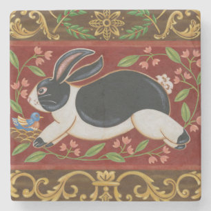 Dessous-de-verre En Pierre Lapin folklorique