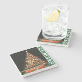 Dessous-de-verre En Pierre L'Atlanta de Rich, l'Atlanta de Rich's Tree, l'arb (Côté)