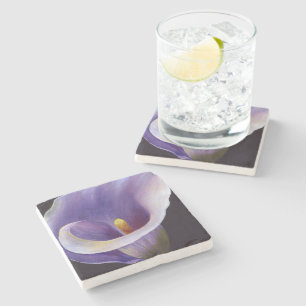 Dessous-de-verre En Pierre Lavande Calla Lily