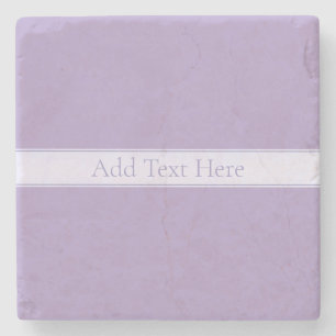Dessous-de-verre En Pierre Lavande Lumière Personnalisable Purple