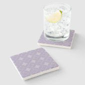 Dessous-de-verre En Pierre Lavender shippo motif (Côté)