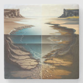 Dessous-de-verre En Pierre Layers (Devant)