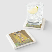 Dessous-de-verre En Pierre Le baiser - Gustav Klimt (Côté)
