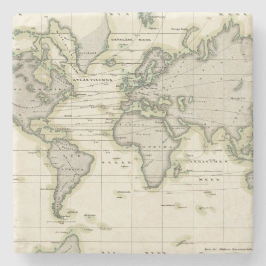 Dessous-de-verre En Pierre Le baromètre moyen (Devant)