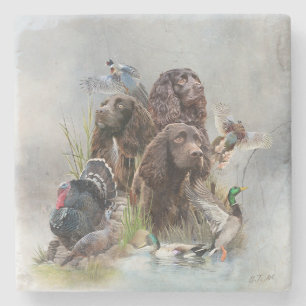 Dessous-de-verre En Pierre Le Boykin Spaniel