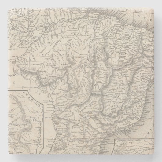 Dessous-de-verre En Pierre Le Brésil 2 (Devant)