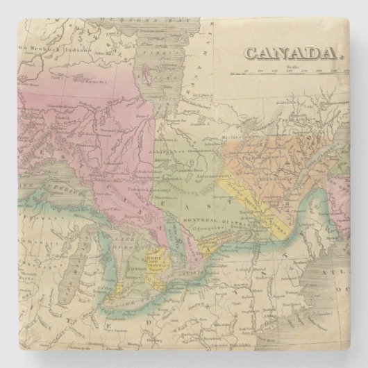 Dessous-de-verre En Pierre Le Canada 2 (Devant)