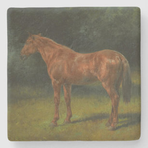 Dessous-de-verre En Pierre Le Cheval Rouge Sorrel (par Rosa Bonheur)