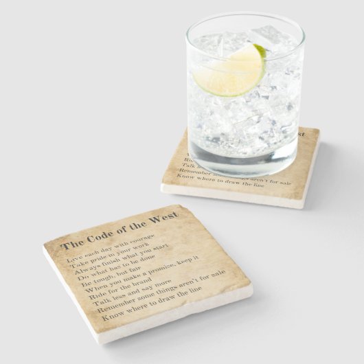 Dessous-de-verre En Pierre Le Code de l'Occident | Devis Sud (Côté)