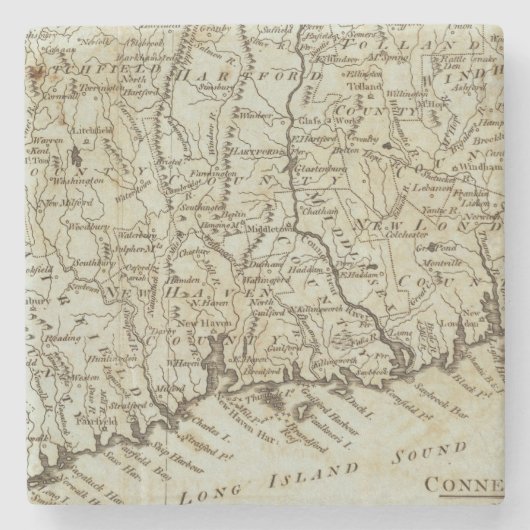 Dessous-de-verre En Pierre Le Connecticut 7 (Devant)