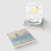 Dessous-de-verre En Pierre Le coucher du soleil des Chambres de Claude Monet (Côté)