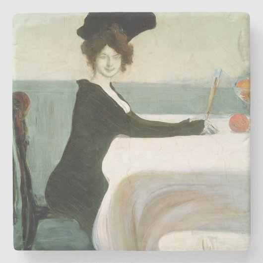 Dessous-de-verre En Pierre Le déjeuner (Devant)