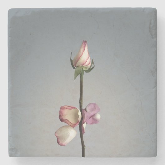 Dessous-de-verre En Pierre Le dernier pétal... (Devant)