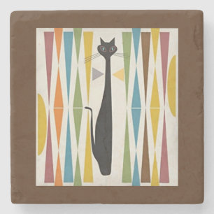 Dessous-de-verre En Pierre Le Dessous de Verre en Pierre pour Chat Sophistiqu