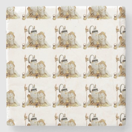 Dessous-de-verre En Pierre Le dieu indien Shiv Shakti (Devant)