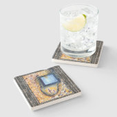 Dessous-de-verre En Pierre Le Gardien (Côté)