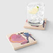 Dessous-de-verre En Pierre "Le Jarabe Tapatio" (Côté)