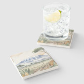 Dessous-de-verre En Pierre Le Kilimandjaro (Côté)