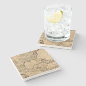 Dessous-de-verre En Pierre Le Mexique 10 (Côté)