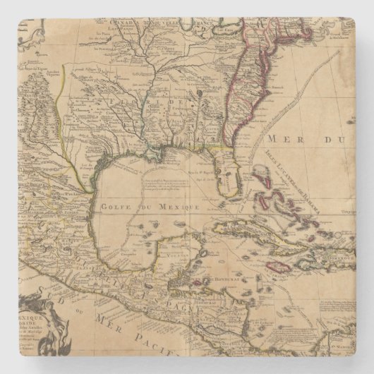 Dessous-de-verre En Pierre Le Mexique 10 (Devant)