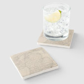 Dessous-de-verre En Pierre Le Michigan 9 (Côté)