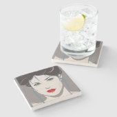 Dessous-de-verre En Pierre Le Nagelesque (Côté)