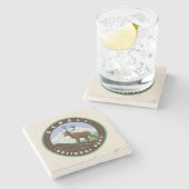 Dessous-de-verre En Pierre Le Parc national de Denali (Côté)