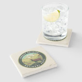 Dessous-de-verre En Pierre Le Parc national du Mont Rainier (Côté)