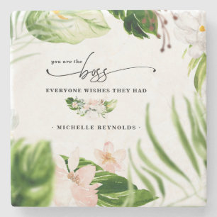 Dessous-de-verre En Pierre Le Patron Que Tout Le Monde Veut Qu'Ils Aient Mon