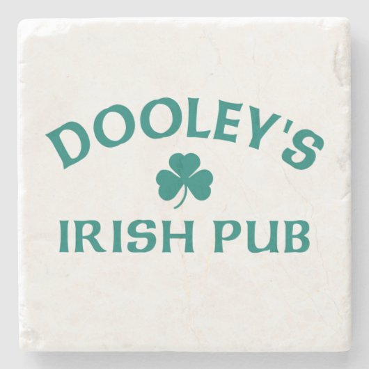 Dessous-de-verre En Pierre Le pub irlandais Dooley's (Devant)