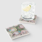 Dessous-de-verre En Pierre Le roi Protea (Côté)