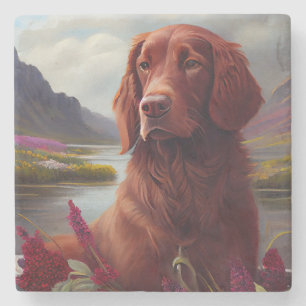 Dessous-de-verre En Pierre Le rouge irlandais sur une pagaie : une aventure P