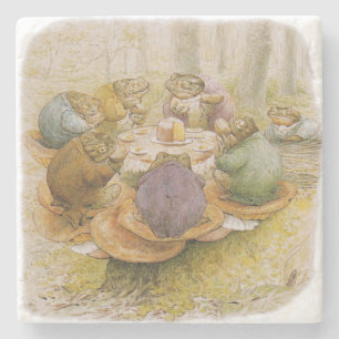 Dessous-de-verre En Pierre Le Tea Party des crapauds (par Beatrix Potter)