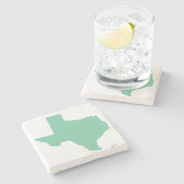 Dessous-de-verre En Pierre Le Texas (Côté)