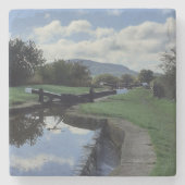 Dessous-de-verre En Pierre Le thème du canal (Devant)