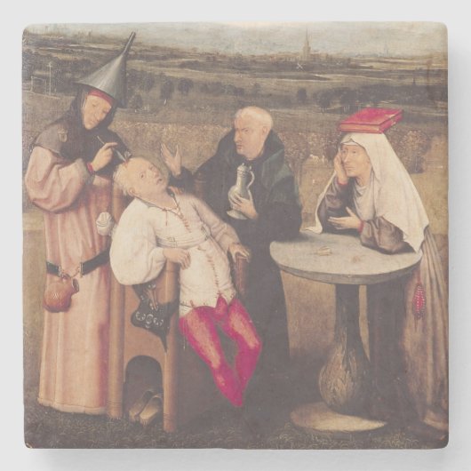 Dessous-de-verre En Pierre Le traitement de la folie (Devant)