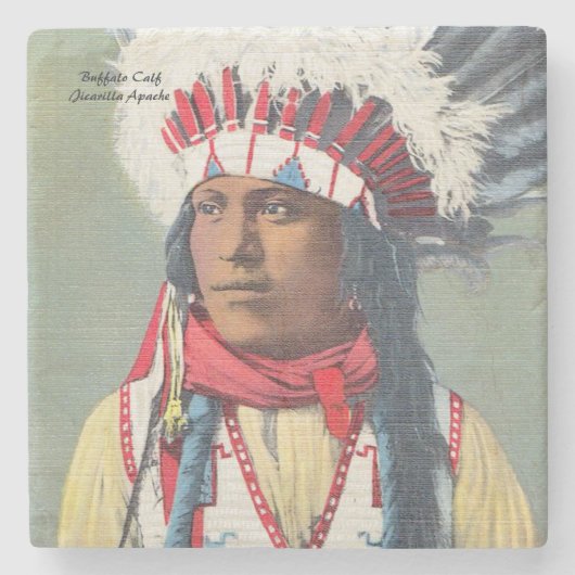 Dessous-de-verre En Pierre Le veau du buffle (Devant)