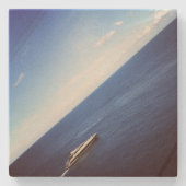 Dessous-de-verre En Pierre "L'eau est" grès en hausse (Devant)