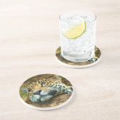 Dessous de verre en pierre léopard (Côté)