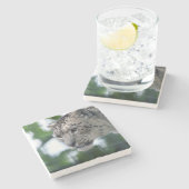 Dessous-de-verre En Pierre Leopard 003 (Côté)