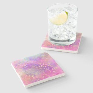 Dessous-de-verre En Pierre Leopard Paint Series Design 11