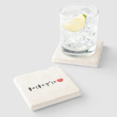 Dessous-de-verre En Pierre L'équation d'amour pour les femmes (Côté)