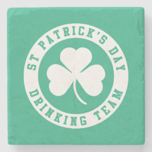 Dessous-de-verre En Pierre L'équipe de buveurs de la Saint-Patrick