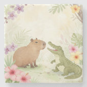 Dessous-de-verre En Pierre Les amis inattendus (Devant)