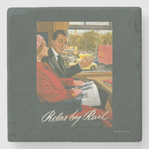 Dessous-de-verre En Pierre Les chemins de fer britanniques détendent par