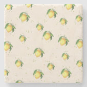 Dessous-de-verre En Pierre Les motifs de citron (Devant)